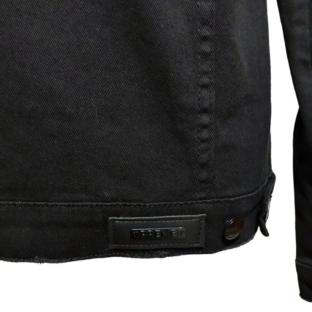 Preme NWOT Black Wash Jean Jacket Men M